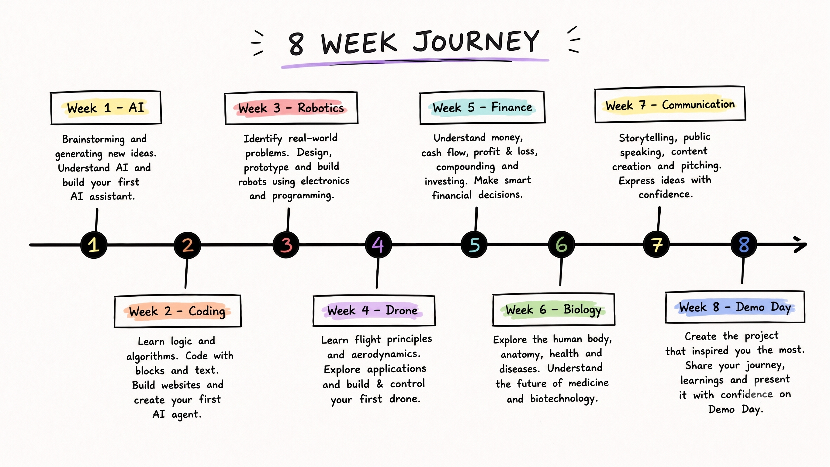 8-Week Journey Timeline